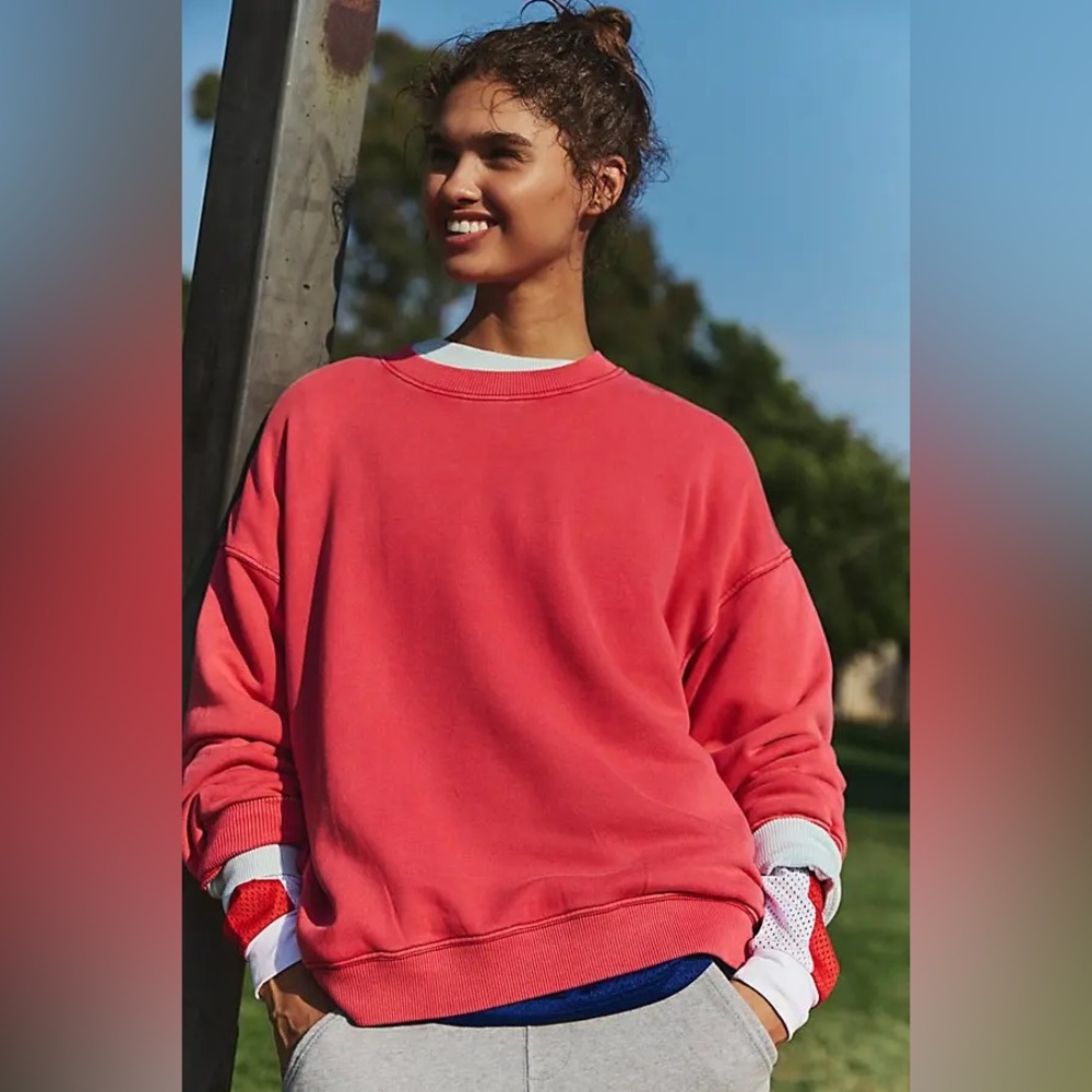 NWT FP Movement All Star Solid Pullover ~Winterberry~ - Picture 3 of 4